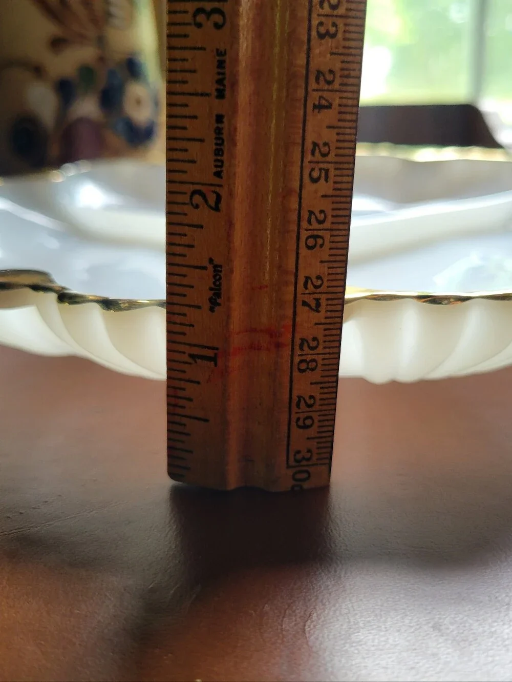 Anchor Hocking Fire King 3-section DIVIDED PLATE white milk glass dish Vintage